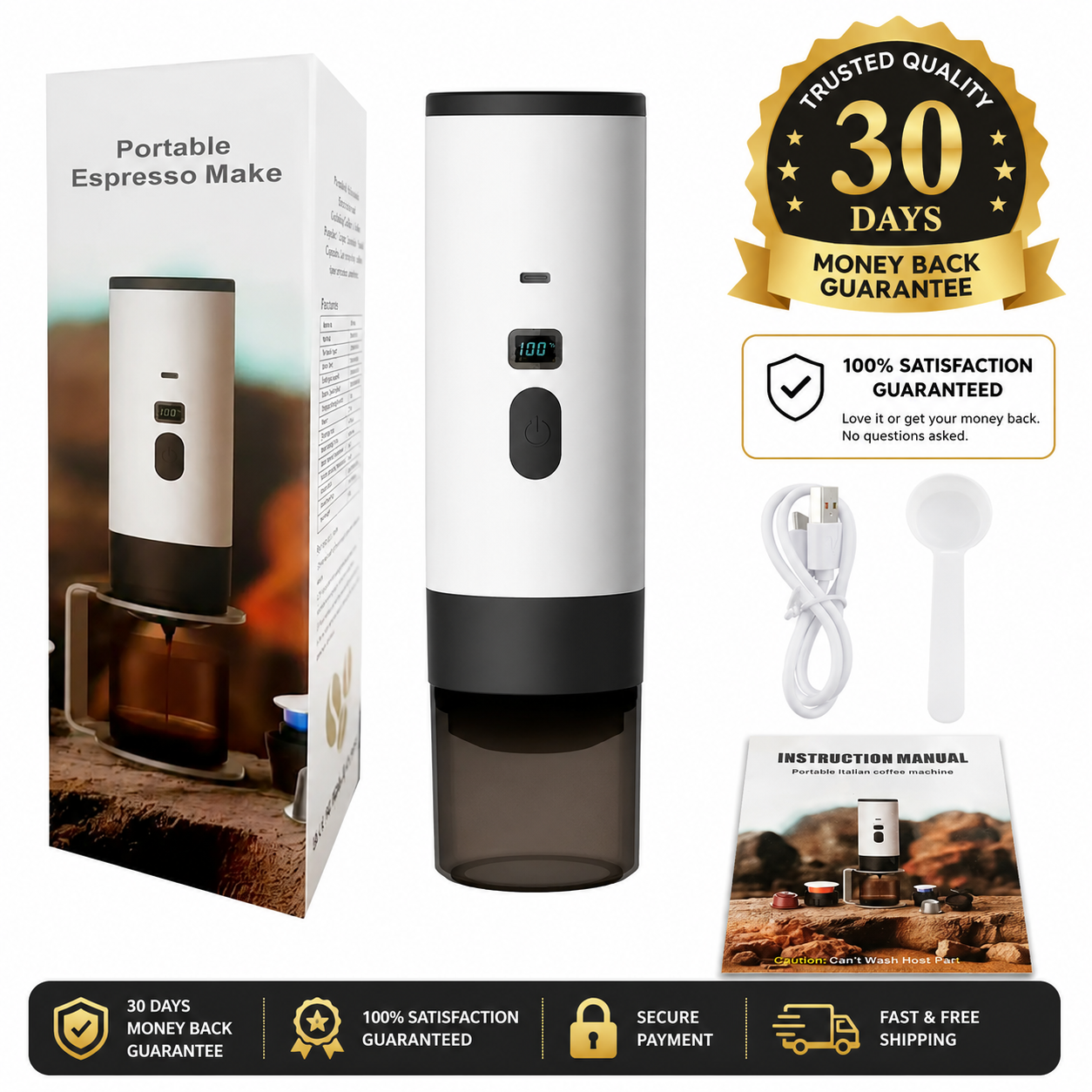 NomiBrew Portable Capsule Coffee Maker