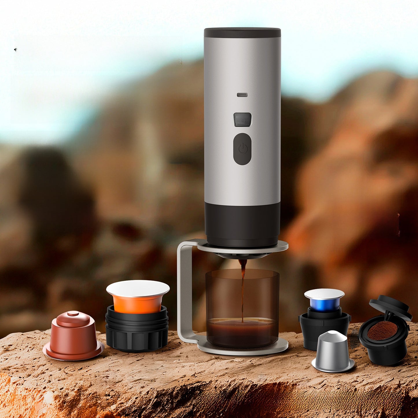 NomiBrew Portable Capsule Coffee Maker